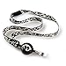 Ebony and Ivory BooJee Ribbon Lanyard
