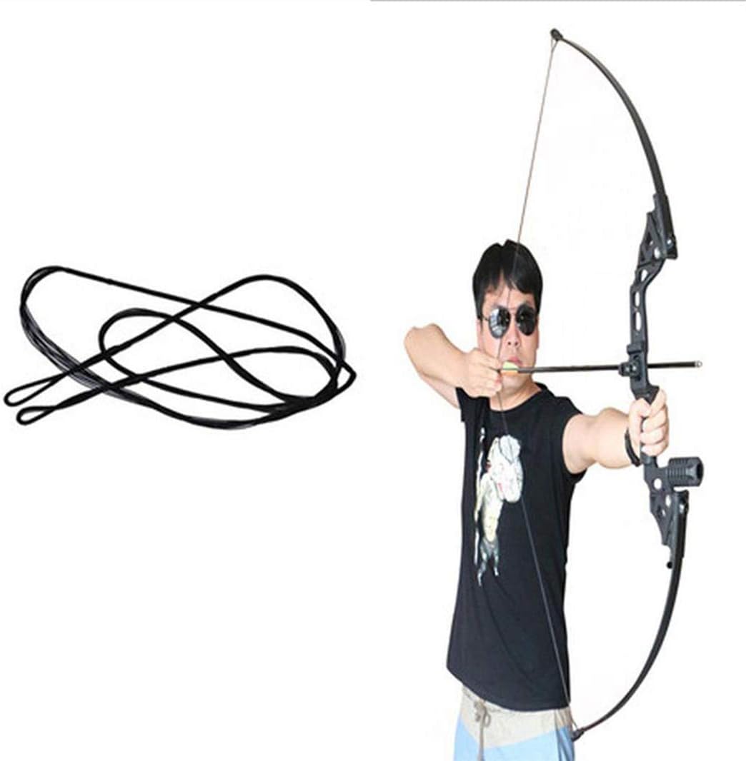 Guoshang Archery Bow String Replacement Recurve Bowstring Nylon Double Loop Bowstring for Traditional Recurve Bow or Longbow