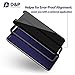 D&P [Privacy Shield] [3D Curve Fit] Anti-Spy 9H Tempered Glass Screen Protector + Back [Full] Film for Apple iPhone X, Front and Back items