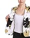 Nine West Women's Printed Twill 1 Button Jacket
