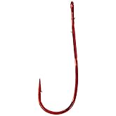 Mustad Slow Death Aberdeen Hook, Special Bent Shank - Red 2