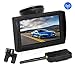 AUTO-VOX W1 Wireless Backup Camera Monitor Kit,IP 68 Waterproof Rear View License Plate Back up Camera with LED, Super Night Vision for Cars,Truck,Van,Caravan,Trailers,Camper