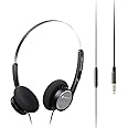 FiiO Snowsky Wind 3.5mm ON-Ear Headphones for Recording Gaming with Microphone, 40mm Diaphragms Driver,HiFi Sound (Black)