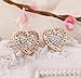 Women Retro Exquisite Luxury Charm Earrings rose gold