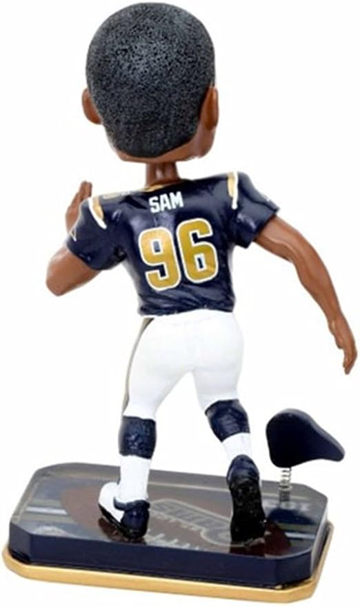 Amazon Forever Collectibles フォーエバー コレクタブルズ Nfl ラムズ 96 マイケル サム Splingy Logo Base ボブルヘッド Forever Collectibles フォーエバー コレクタブルズ おもちゃ 人形