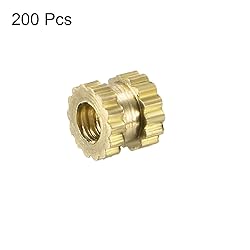 uxcell Knurled Insert Nuts - 200Pcs M2 x 3mm Length
