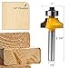 HandsEase 4Pcs 1/4-Inch Shank Round-Over Edging Router Bit Set Woodworking Milling Cutter Tools Corner Rounding Edge-forming Bit