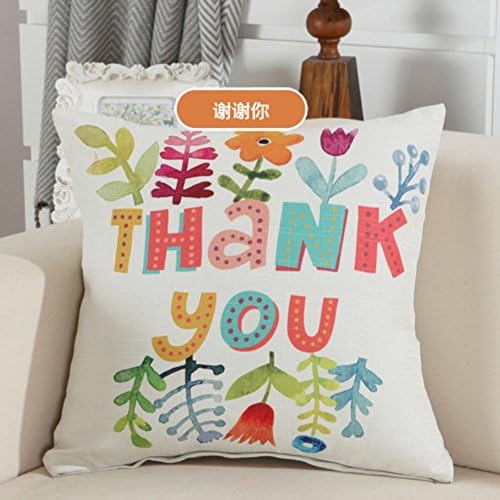 Decorative cloth sofa pillow/Cushion containing core/Office lunch break pillow/Couple bedside large backrest/Car lumbar support-H 45x45cm(18x18inch)VersionB