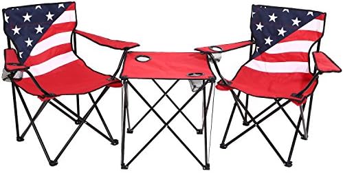 Jamohom Portable Folding Camping Chair Outdoor Heavy Duty Table Chairs Carrying Bag Beach & Outdoor Festivals