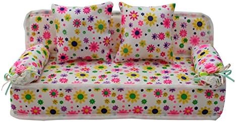 Top McKinley Lovely Flower Mini Doll Furniture Sofa Cushion Two Stamp Bobbi Doll with Butterfly Knot