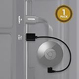 Chromecast USB Cable -- 8 Inch USB Cable and Bonus Chromecast eBook. Designed to Power Your Google Chromecast HDMI Streaming Media Player from Your TV USB Port