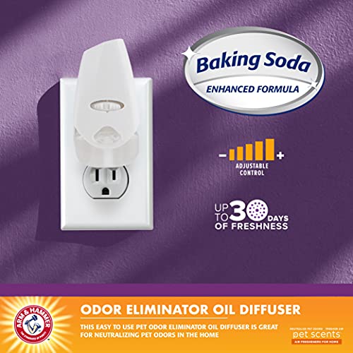 Arm & Hammer Air Care Pet Scents Electric Oil Diffuser Plugin & Refill