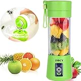 ZOCYE Juicer Blender For Shakes And Smoothies Personal Blender Bottle Smoothie Blender USB Rechargeable For Travel Beach 380ml