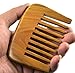 Outop Short, Wide Tooth Sandal Wood Comb