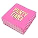 BLUE PANDA Birthday Cocktail Napkins - 50 Pack, 5 x 5 In, 3-Ply Paper, Hot Pink & Gold Foil - Bachelorette Napkins for Girls Night, 45th Birthday & Dance Party Celebrations