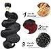 Connie Brazilian Hair Bundles Body Wave 100% Human Hair 3 Bundles 14 16 18 inch Weave Hair Human Bundles Natural Color 1B#