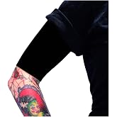 Tat2X Ink Armor Premium Half Arm Tattoo Cover Up Sleeve - No Slip Gripper - U.S. Made