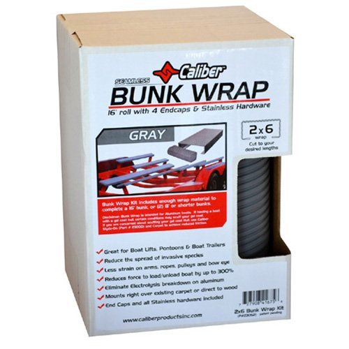 Caliber Bunk Wrap 2x6 Gray on 16' Roll w/4 End Caps (23052)