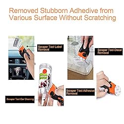Razor Blade Scraper, 2 in 1 Scraper Tool with 40