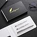 nekigoen Ballpoint Pen with Gift Box for Men Women,Luxury Stainless Steel Retractable Pen Executive Home Office Use, and 2 Extra Refills Black Ink 1.0mm B2 (Gray)