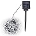 Kyson Solar Fairy String Lights 21ft 50 LED Purple Blossom Decorative Gardens, Lawn, Patio, Christmas Trees, Weddings, Parties