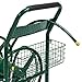 Best Choice Products 300ft Water Hose Reel Cart w/ Basket for Outdoor Garden, Heavy Duty Yard Water Planting - Green