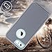 iPhone 5S Case,iPhone SE Case,Fogeek Heavy Duty PC and TPU Combo Protective Defender Body Armor Case for iPhone 5S,iPhone SE and iPhone 5 with Finger Print Function (-Grey/Light Blue-)