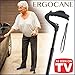 As Seen On TV Ergocane By Ergoactives. Fully-adjustable Ergonomic Cane (Black/Glossy)
