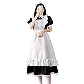 chigemianbaoba Womens French Maid Costume Anime Party Uniform Lolita Outfits Fancy French Apron Dress for Halloween Cosplay