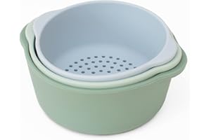 Inspire My Play - 3 x Nesting Bowls and Sieve - Perfect for Sensory PlayTray - Sensory Bin Accessories - Special Education Classroom Supplies - Montessori Education Toys