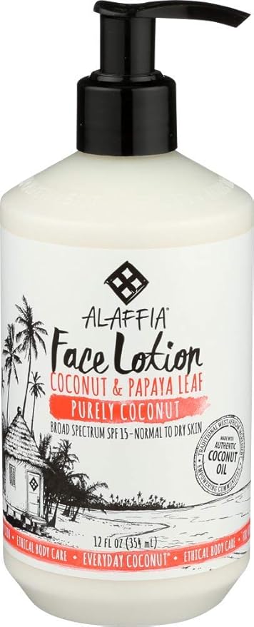 everyday coconut face lotion