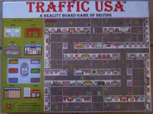 Traffic USA a Reality Board Game of Driving