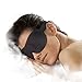 Natural Silk Eye Mask & Blindfold With Ear Plugs By iSirius, Super Comfortable Adjustable Sleep Mask For Women Men & Kids.