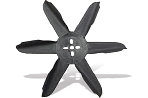 Flex-a-lite 417 Black Nylon 17" Belt Driven Fan