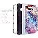 Casetego Compatible Galaxy S10 Case,Floral Three Layer Heavy Duty Hybrid Sturdy Armor Shockproof Full Body Protective Cover Case for Samsung Galaxy S10,Purple Mandala