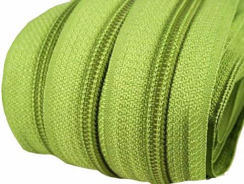 Schnoschi 6 M Endlos Reissverschluss 5 Mm Laufschiene 15 Zipper Meterware Teilbar Farbwahl Grun Amazon De Kuche Haushalt