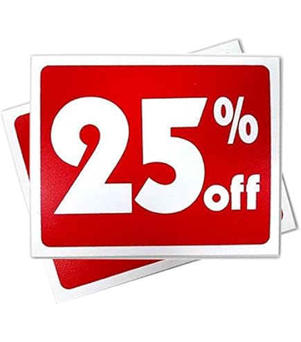 Amazon.com : 25 Off Sale Sign Business Retail Store Shopping