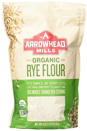 Arrowhead Mills Organic Rye Flour, 20 oz. (Pack of 6)