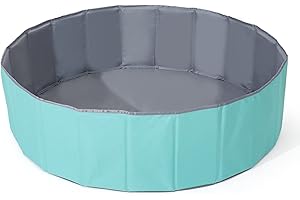 TRENDPLAY Ball Pit for Toddlers Babies Dogs Cats Iinfant Children, Foldable Ball Pits Play Tent, Crawl Playpen Ball Pool with Storage Bag, Surprise for Boys Girls Festival (Balls Not Included), Blue