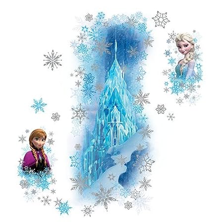 Frozen Ice Palace with Else and Anna Giant Wall Decals