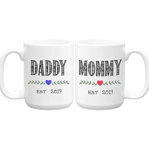 dad est 2019 mug
