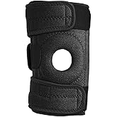 Luwint Kids Youth Neoprene Knee Brace, Open Patella Stabilizer with Adjustable Straps Knee Pads Support for Arthritis, ACL, Relieves Pain, Basketball, Sports, 1 Piece