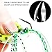 TROUTBOY Frog Fishing Lure, Hollow Body Frog Topwater Soft Baits Lures for Bass Pike Snakehead Dogfish Musky