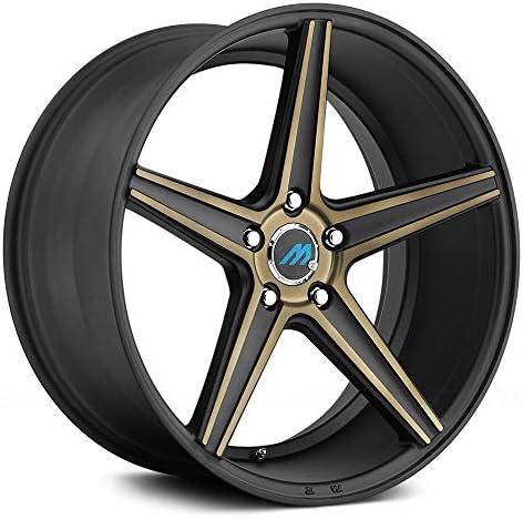 Mach by 2Crave ME1 Glossy Black Wheel with Painted (18 x 8. inches /5 x 120 mm, 35 mm Offset)