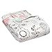 Lolli Living Baby Crib Bedding Quilted Comforter Sparrow Print PREMIUM HIGH QUALITY 100% Cotton Fabric for BEST COMFORT | For Infant,Toddler,Newborn,Nursery,Boy,Girl,Unisex,Quilt,Mattress,Gift | White