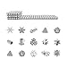 Weirui Magnetic Cube 216pcs Rolytoy Magnets Blocks Magnetic Sculpture Holders Square Cube Children's Puzzle Magic Cubes DIY Educational Toys for Kids (Silver 1, 5 mm)