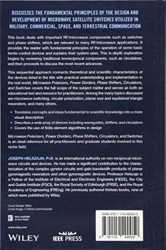 Microwave Polarizers, Power Dividers, Phase Shifters, Circulators, and Switches (Wiley - IEEE)