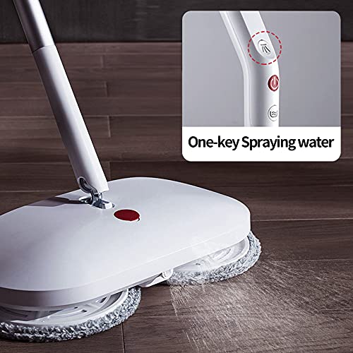 REECOO Electric Spin Mop SelfCleaning Mop Cordless Floor Mop with 4