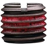 E-Z LOK Threaded Insert for Metal 12L14 Carbon Steel Thread Inserts 1/2-13 Internal Threads, 3/4-10 External Threads, 0.656 Length, Pack of 5