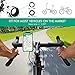 homeasy Bike Phone Mount Universal, Bicycle Holder Handlebar Cellphone Adjustable Fall Prevention, Fits iPhone Xs|XS Max, XR, X, 8 | 8 Plus, Galaxy S9, Holds Phones from 3.5-7